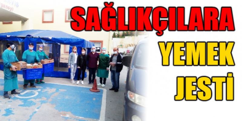 SAĞLIKÇILARA PİDE JESTİ