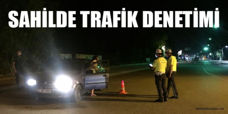 Sahilde trafik denetimi