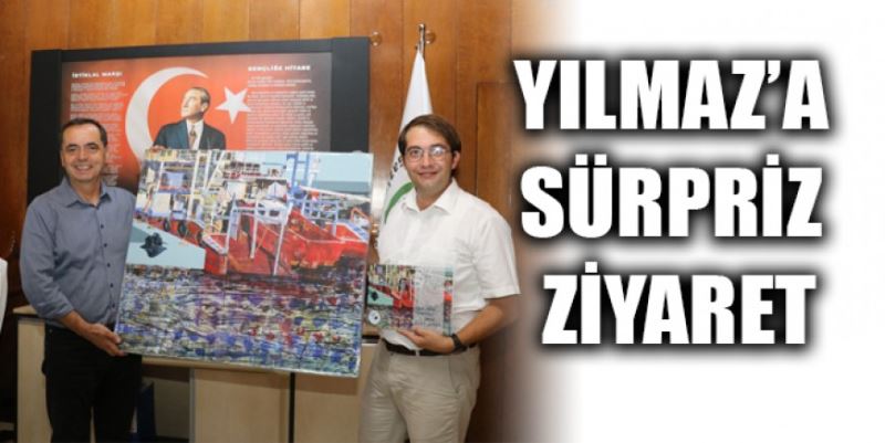 SANATÇI UĞUR AKIN’DAN YILMAZ’A ZİYARET