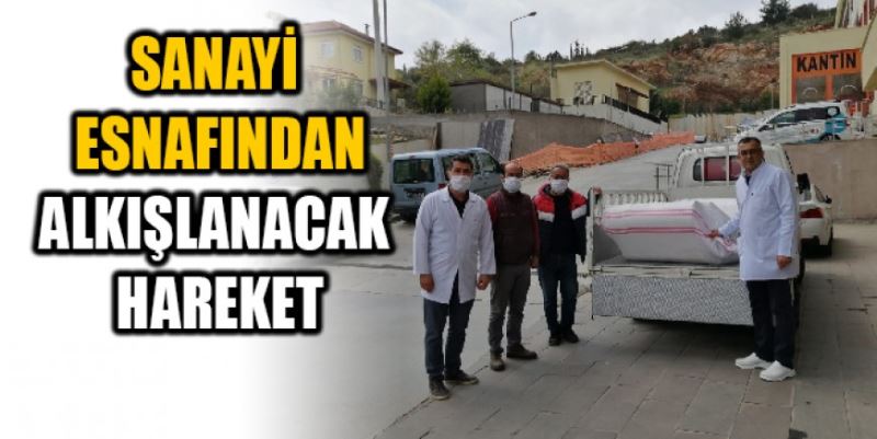 SANAYİ ESNAFINDAN  ALKIŞLANACAK HAREKET