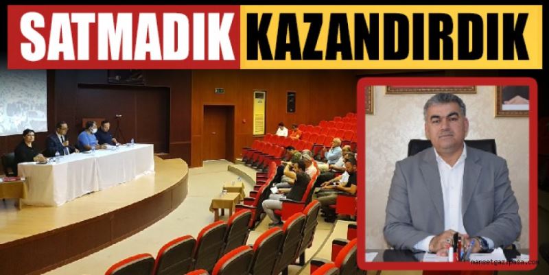 “SATMADIK KAZANDIRDIK”