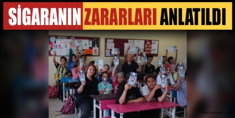 SİGARANIN ZARARLARI ANLATILDI