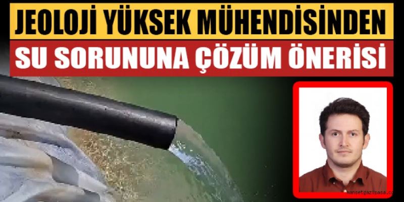 SU SORUNUNA ÇÖZÜM ÖNERİSİ