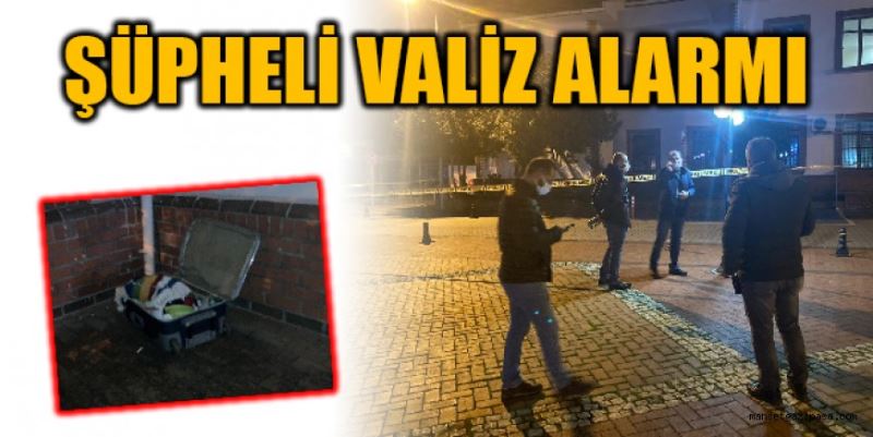 Şüpheli valiz polisi alarma geçirdi