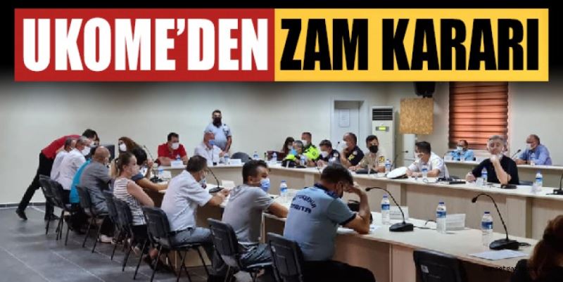 TAKSİ ÜCRETLERİNE ZAM YAPILDI