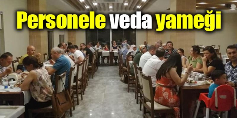 TARIM’DAN VEDA YEMEĞİ