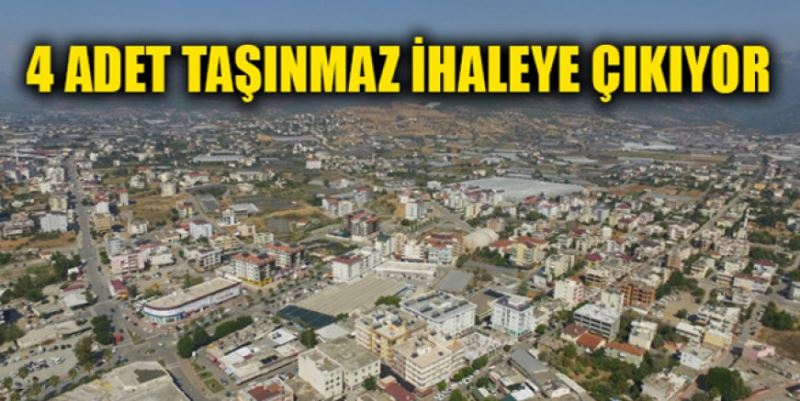 TAŞINMAZLAR İHALEYE ÇIKIYOR