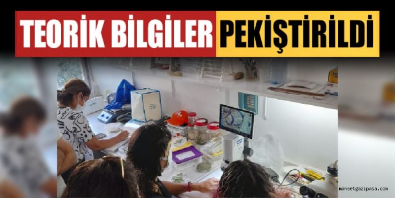 TEORİK BİLGİLER PEKİŞTİRİLDİ