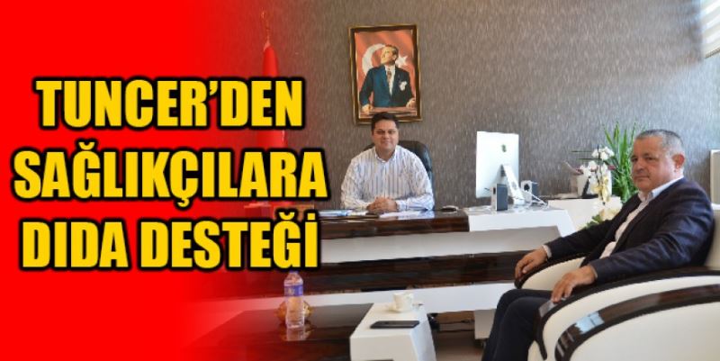 TUNCER’DEN SAĞLIKÇILARA GIDA DESTEĞİ