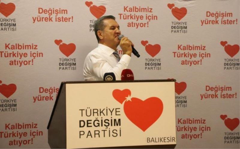 Türkiye Değişim Partisi Genel Başkanı Sayın Mustafa Sarıgül, Balıkesir de muhtarlarla biraraya geldi.