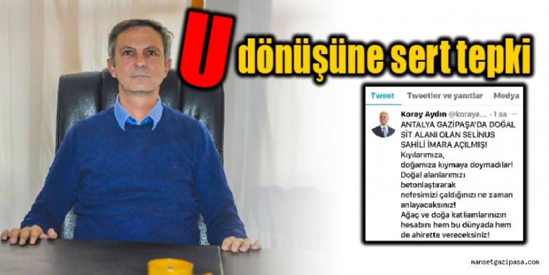 U dönüşüne sert tepki