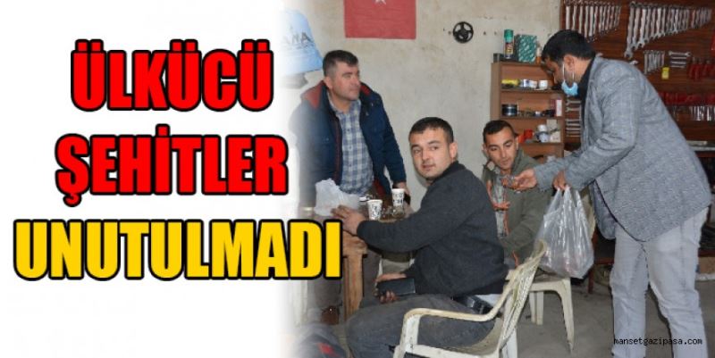 ÜLKÜCÜ ŞEHİTLER UNUTULMADI