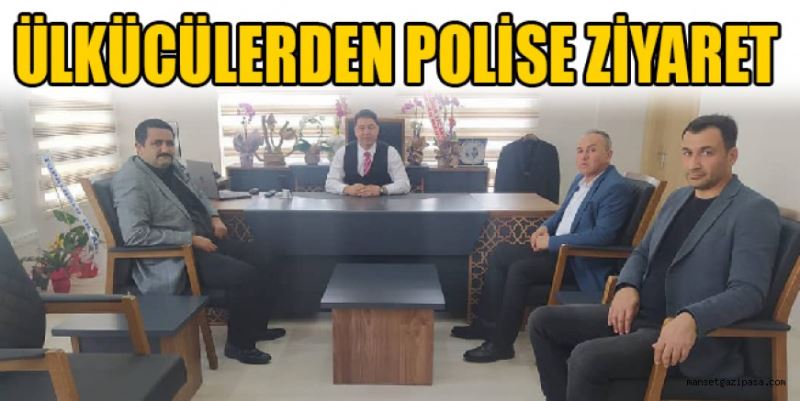 ÜLKÜCÜLERDEN POLİSE ZİYARET