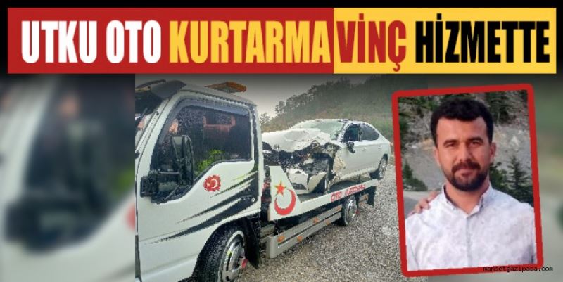 UTKU OTO KURTARMA VİNÇ HİZMETTE