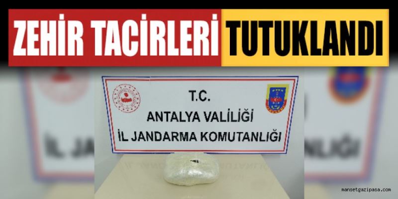 UYUŞTURUCU TACİRLERİ TUTUKLANDI