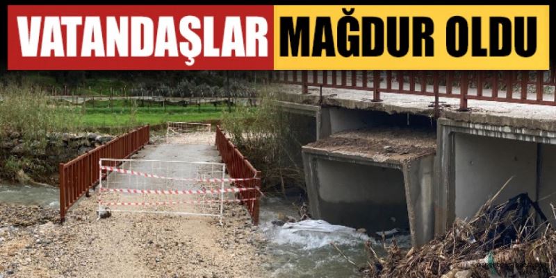 VATANDAŞLAR MAĞDUR OLDU