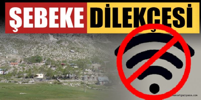 VATANDAŞLARDAN ŞEBEKE DİLEKÇESİ