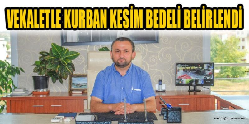 VEKÂLETLE KURBAN BEDELİ AÇIKLANDI