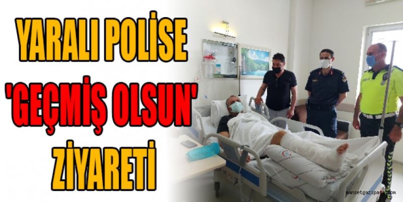 YARALI POLİSE 