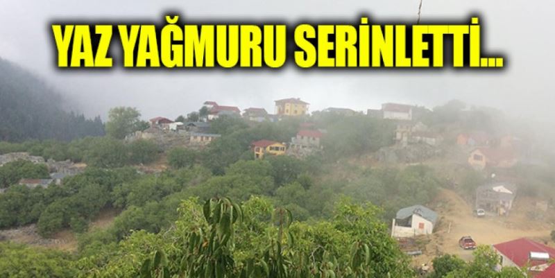 YAZ YAĞMURU SERİNLETTİ