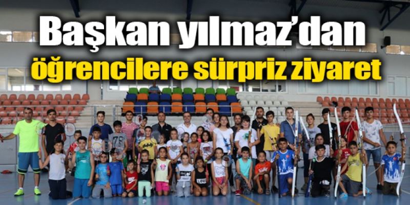 YILMAZ’DAN SÜRPRİZ ZİYARET