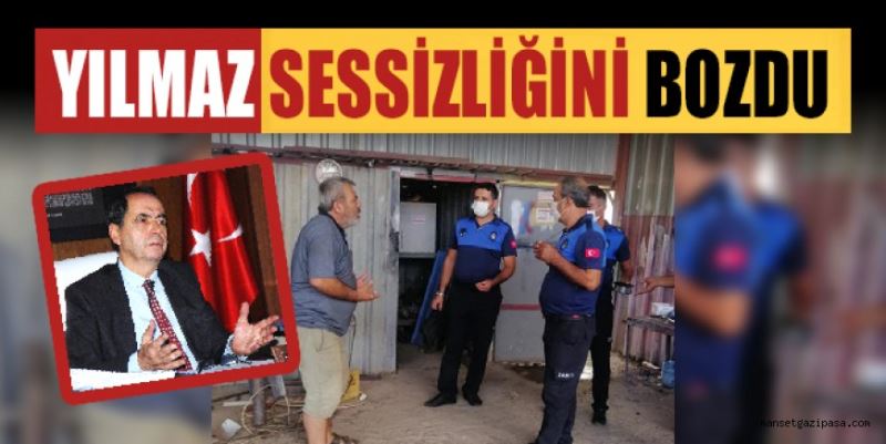 YILMAZ SESSİZLİĞİNİ BOZDU