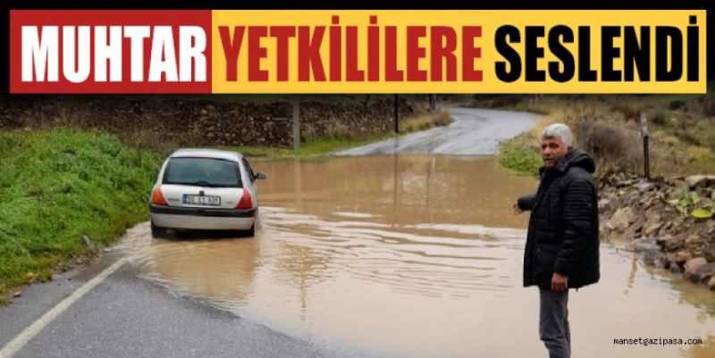 YOL SULAR ALTINDA KALDI