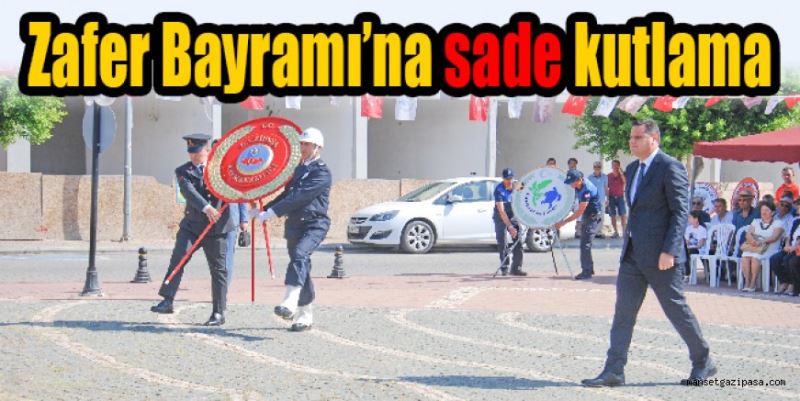 Zafer Bayramı’na sade kutlama