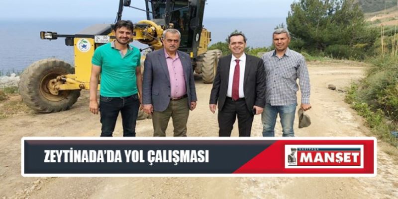 ZEYTİNADA’DA YOL ÇALIŞMASI