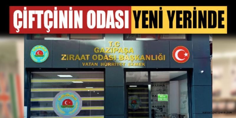 ZİRAAT ODASI YENİ YERİNDE
